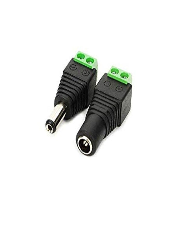 RIVER FOX® 3 Sets Screw Fastening DC Power Plug | 2.1mm x 5.5mm Male & Female Barrel Connector | 12V 24V for CCTV, LED Strip, DVR | Secure & Durable Connection | (3 Male + 3 Female) - Image 5